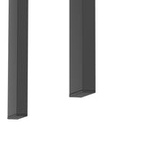 Set of 2, Modern Tempered Glass Tea Table Coffee Table End Table, Square Table for Living Room, W241104200