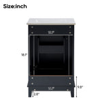 ZUN [Viedo] 20 Inch Modern Small Bathroom Vanity Cabinet With Ceramic Basin- 20*14.5*33.3 Inches,Ample N729P170386B