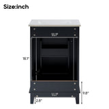 ZUN [Viedo] 20 Inch Modern Small Bathroom Vanity Cabinet With Ceramic Basin- 20*14.5*33.3 Inches,Ample N729P170386B