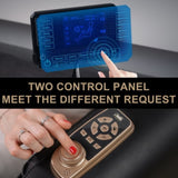 Full Body Massage Chair With Zero Gravity Recliner,with two control panel Smart large screen & W60783534