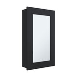 ZUN Juno 25.7" H x 15.7" W Narrow Mirror Medicine Cabinet, One door with Three interior Shelves for B200P240247