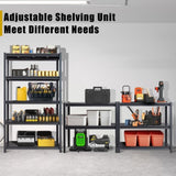 78" H Adjustable Garage Shelves, 5-Tier Heavy Duty Shelving Unit, 2200LBS Wide Metal Utility Storage 23096709