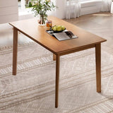 Mid-century Modern 47 inch Dining Table, Space-Saving Dinette for Home, Kitchen, Apartment, N752P271218D