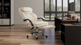 Office Chair, Big and Tall Executive Office Chair with Footrest & Removable Headrest, High Back W2367P257163