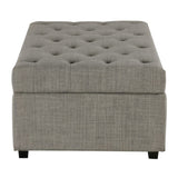 Folding Sofa Bed, 49.6" Ottoman with a Folding Sofa Bed, Convertible Ottoman Sleeper with Memory N719P268068E