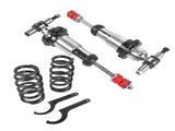 Pair 500lb Adjustable Coilover Shocks 6-coil springs Fits Ford Mustang II IFS 61395360
