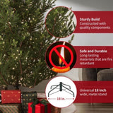 Aspen Slim Fir 6.5ft Christmas Tree Pre-Lit Artificial with 3,250 Branch Tips & 867 Low-Voltage Warm 97660708