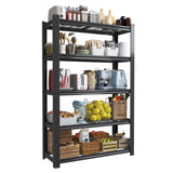 72"H 5-Tier Adjustable Heavy Duty Shelving Mesh Storage Rack T2398P306288