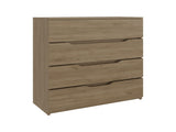 Aralia Drawer Dresser, Four Drawers, Superior Top, Natural Oak B097P474285
