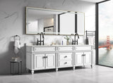 96in. W x36 in. H Frameless Single Bathroom Vanity Mirror in Polished Crystal Bathroom Vanity W1272100775