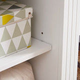 Media Console Table with Large Storage Cabinet, Modern TV Media Entertaionment Stand, White, W1758P252336