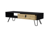 Black and Macadamia Hairpin Legs Coffee Table B062P175178