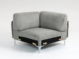 Modular Sectional Sofa Corner Seat,Middle Seat Module Couch,Gray W3098P257000