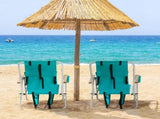 Folding Beach Chair Set of 2 for Adults, 4 Position Portable Backpack Foldable 75823407