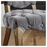 ZUN KD TUFTED CHAIR 61624.00GRYRUB