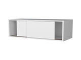 White Floating Cabinet with Sliding Door B062P252214