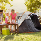 5-8 Person Pop Up Tent Automatic Setup Camping Tent Waterproof Instant Setup Tent with 4 Mosquito 07457536
