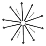 Head Gasket & Intake Exhaust Valves & Bolts Set FIT for Buick/ GMC 2.4L 2010-2013 84394257