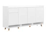 ON-TREND Sleek and Contemporary Shoe Cabinet with Adjustable Shelves, Minimalist Home Organizer with WF321211AAK