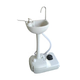 ZUN CHH-7701 Portable Removable Outdoor Wash Basin White 58361017