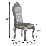 Grey and Vintage Bone White Side Chairs B062P182715