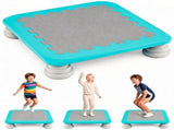 25.5 Inch Kids Mini Trampoline with Non-Slip EVA Jumping Surface, Rounded Edge PU Foam Foot Pads 79450087