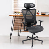 Mesh Office Chair,Ergonomic Office Chairs with Wheels,Adjustable Lumbar T3060P270150