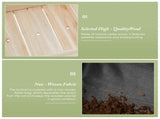 Raised Garden Bed - Cedar Planter with Non-Woven Liner, Bottom Drainage,-Inch Height, 34 x 18 x 99226865
