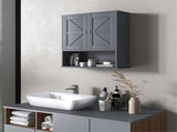 Bathroom Cabinet/Wall Cabinet-Gray 87354865