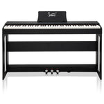 ZUN GDP-104 88 Keys Full Weighted Keyboards Digital Piano with Furniture 73010645