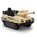 ZUN Ride On Tank 24V Thunder Tank Car with Fighting Cannon and Rotating Turret, Remote Control, Lights, W2181P156872