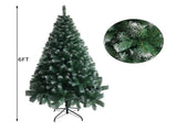 6FT Iron Leg White PVC 650 Branches Christmas Tree 79626045