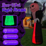 12FT Giant Halloween Inflatable Blow Up Decorations, Grim Reaper with Jack-o'-Lantern Pumpkin Head 50879349