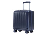 14"/20" 2 pcs/set in ABS Spinner Wheel Luggage, with Combination Lock and Front Opening Design, 14" 07544995