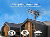 TA-851 Plus 360&degRotation UV Dual Frequency 45-860MHz 22-38dB 42.65ft cable Outdoor Antenna 87432944