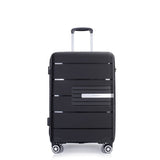Hardshell Suitcase Double Spinner Wheels PP Luggage Sets Lightweight Durable Suitcase with TSA W284112584
