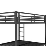 Metal Queen over Queen Bunk Bed for Teens and Adults,Space-Saving/Noise Reduced/No Box Spring 00245031
