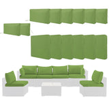 Cushion Covers for 7 Pcs Wicker Rattan Sectional Sofa, 14Pack Cushion Slipcovers Set 21488842