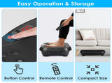 Vibration Plate Exercise Machine with 120 Speed Levels & 2 Resistance Bands, 331Lbs Load Capacity 86926018