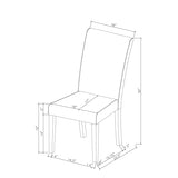 MARCIA GREY DINING CHAIRS B201P347298