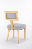 ZUN Heng Ming T back dining chair, with rivet decoration adjustment mat, suitable for dining room, W212132050