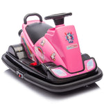 ZUN 12V Kids Ride On Motor Bumper Car,integrating system,Rotate 360 degrees in place,Collision triggers W1396P178742