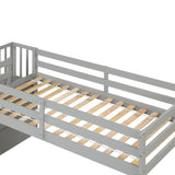 Loft bed with staircase , Grey W50443250