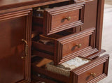 47.3" Mid Century Modern Sideboard Buffet Cabinet with Storage, Wood Storage Cabinet with 2 Doors W1801P454078