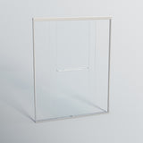 56-60 in. W x 72 in. H Double Sliding Shower Door, Semi-frameless Bypass Bathroom Sliding Door with W1573P239436