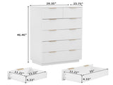 White P2 Particle Board and Density Board 7241117cm Wavy Pattern Drawer Front Five-Level Six-Drawer 14255212
