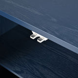 Elegant Sideboard Featuring Sophisticated Wavy Pattern Doors with Arched Groove Design in a Stylish W2696P245317