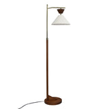 Contemporary Floor Lamp Zensa Brown Floor Lamp 110V, Standing Light for Living Room Centerpiece, B183P315130