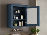 20" Wall Mounted Bathroom Storage Cabinet with Mirror, Medicine Cabinet with Height Adjustable N710P317680C