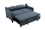 ZUN 69"3 in 1 Convertible Queen Sleeper Sofa Bed, Modern Fabric Loveseat Futon Sofa Couch w/Pullout Bed, W1417132013